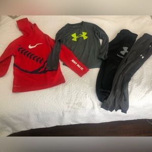 Under Armour Long Sleeve pants & shirts